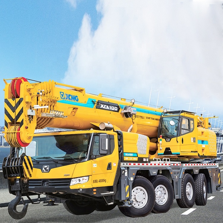 XCMG 100 ton crane China All Terrain Crane XCA100 Mobile crane with CE for sale